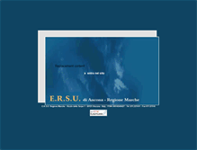 Tablet Screenshot of ersu-ancona.it